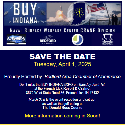 Buy Indiana 2025 Save the Date!